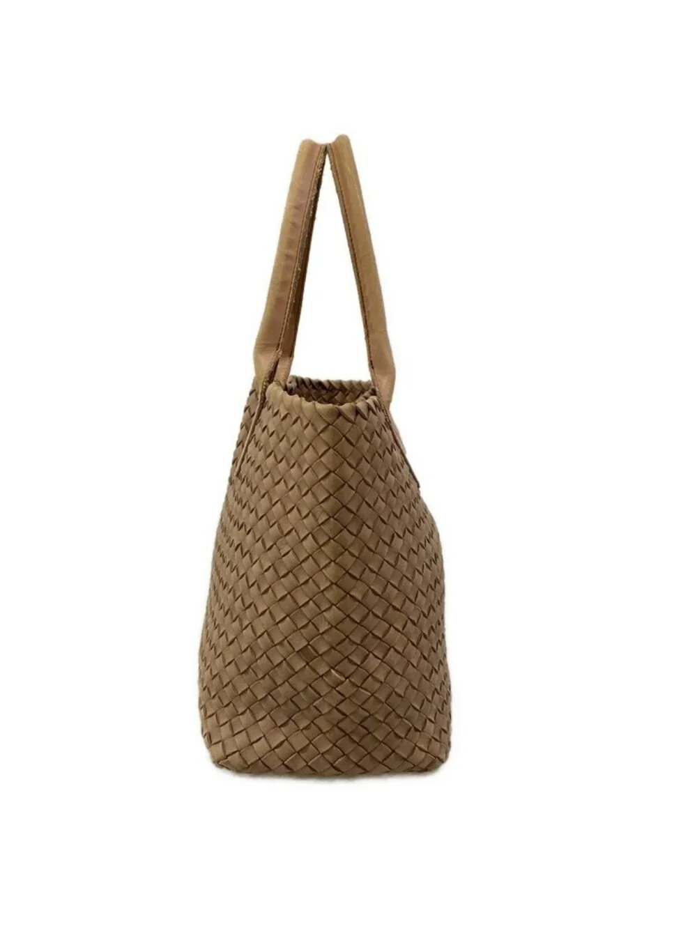 Bottega Veneta Tote Cabas PM Pink Beige Leather